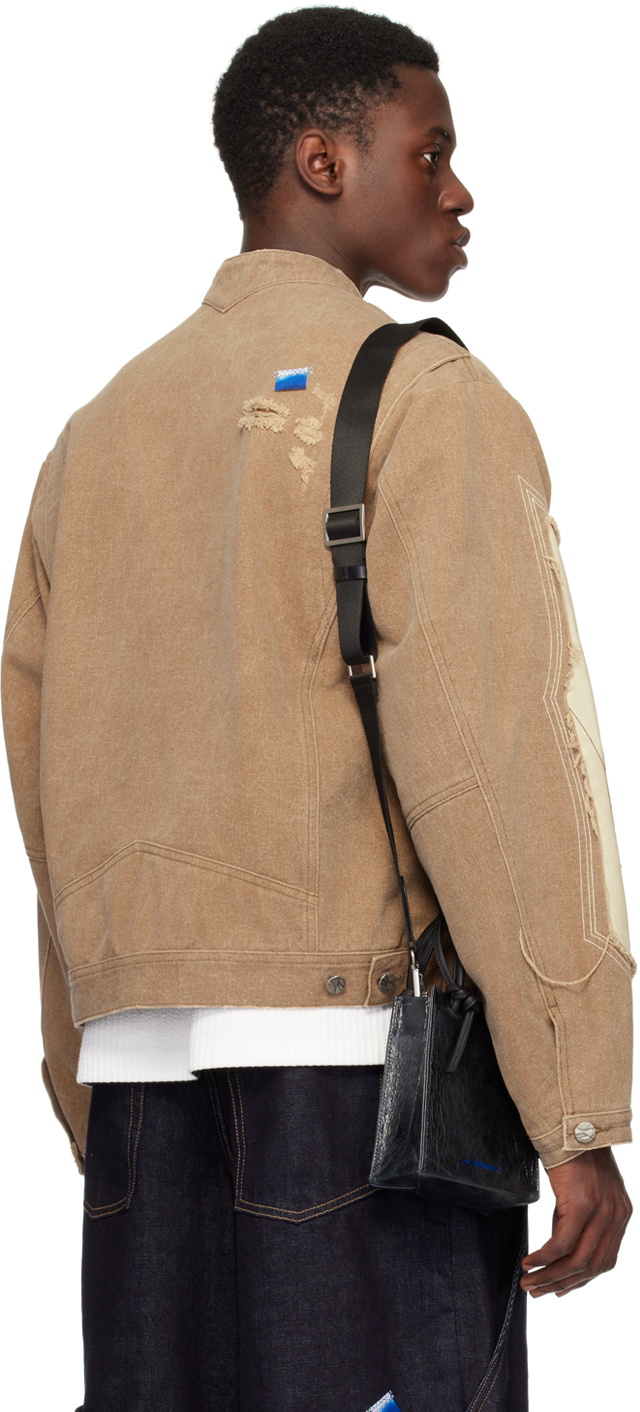 ADER error Tan Wez Denim Jacket