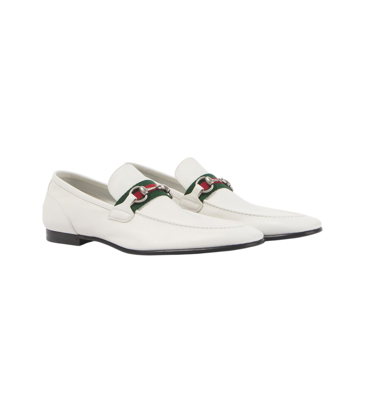 Photo: Gucci Gucci Como Horsebit leather loafers