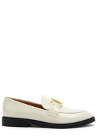 Chloe Marcie Patent Leather Loafers White