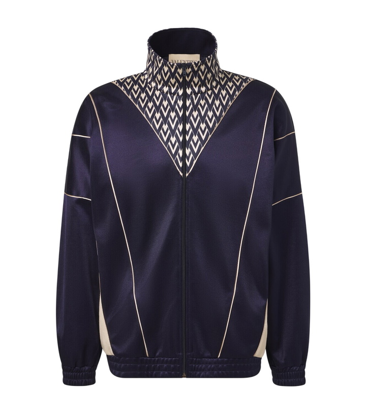 Photo: Valentino Printed jersey jacket