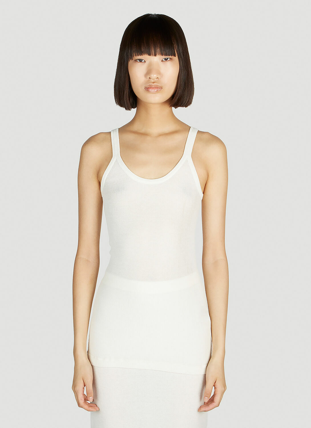 Bottega Veneta Ribbed Tank Top