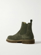 Officine Creative - Boss 004 Suede Chelsea Boots - Green