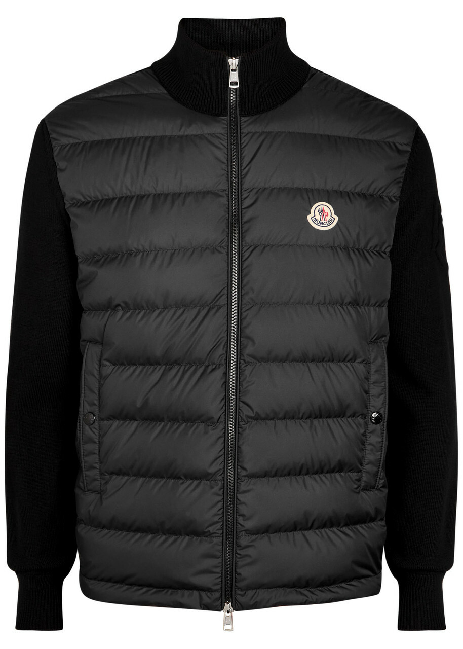 MONCLER - Hanoverian Nylon Long Down Jacket Moncler