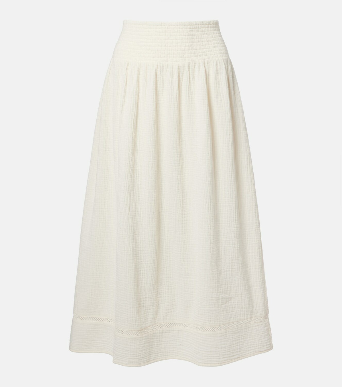 Velvet Mazie cotton gauze midi skirt