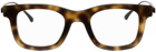 Thierry Lasry Tortoiseshell Sketchy Square Glasses