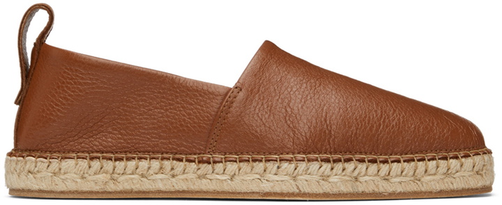 Photo: Tiger of Sweden Brown Ersta E Espadrilles