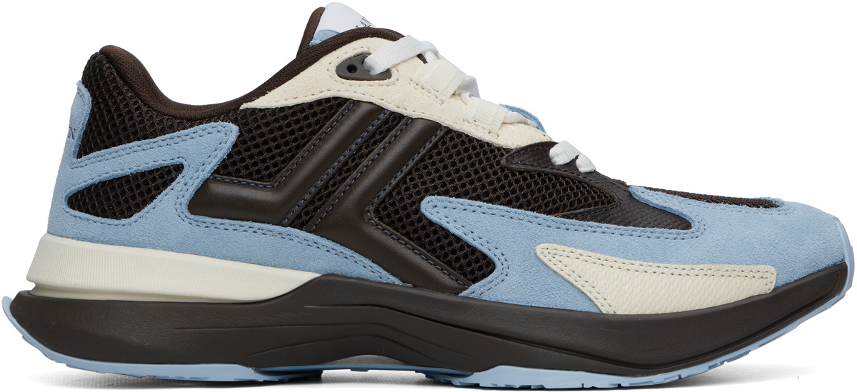 Lanvin Multicolor & Navy Curb Sneakers Lanvin