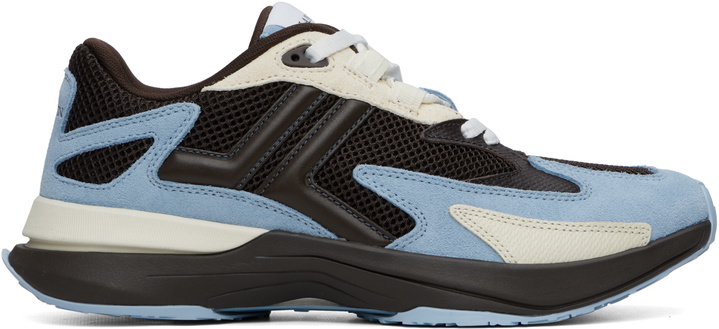Photo: Lanvin Brown & Blue JLA Mesh Sneakers