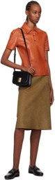 Ferragamo Black Small Fiamma Crossbody Bag