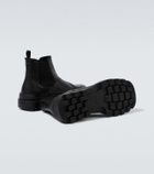 Prada Chelsea leather ankle boots