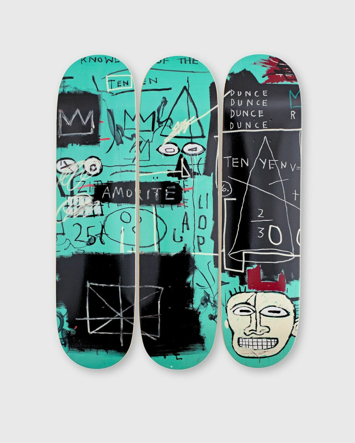 The Skateroom X Jean-Michel Basquiat EQUALS PI Multi-color Mens Home deco