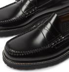 G.H. Bass & Co. - Weejuns 90s Larson Polished-Leather Penny Loafers - Black