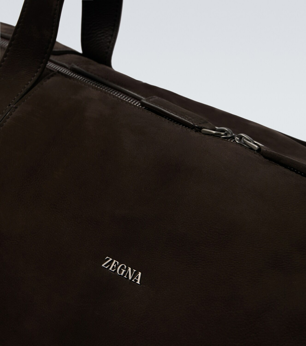 Zegna Leather duffel bag