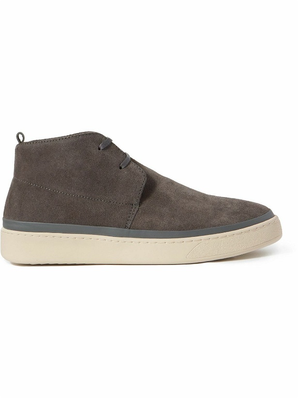 Photo: Mulo - Waxed-Suede Desert Boots - Gray