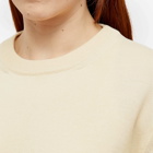 Jil Sander Crew Neck Knitted Jumper in Medium Beige