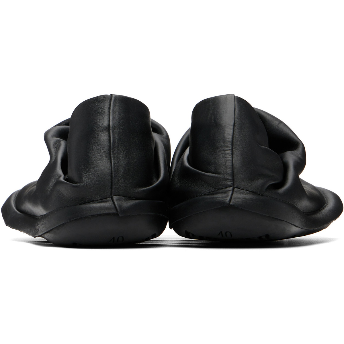 HOMME PLISSÉ ISSEY MIYAKE Black CAMPER Edition Peu Form Loafers