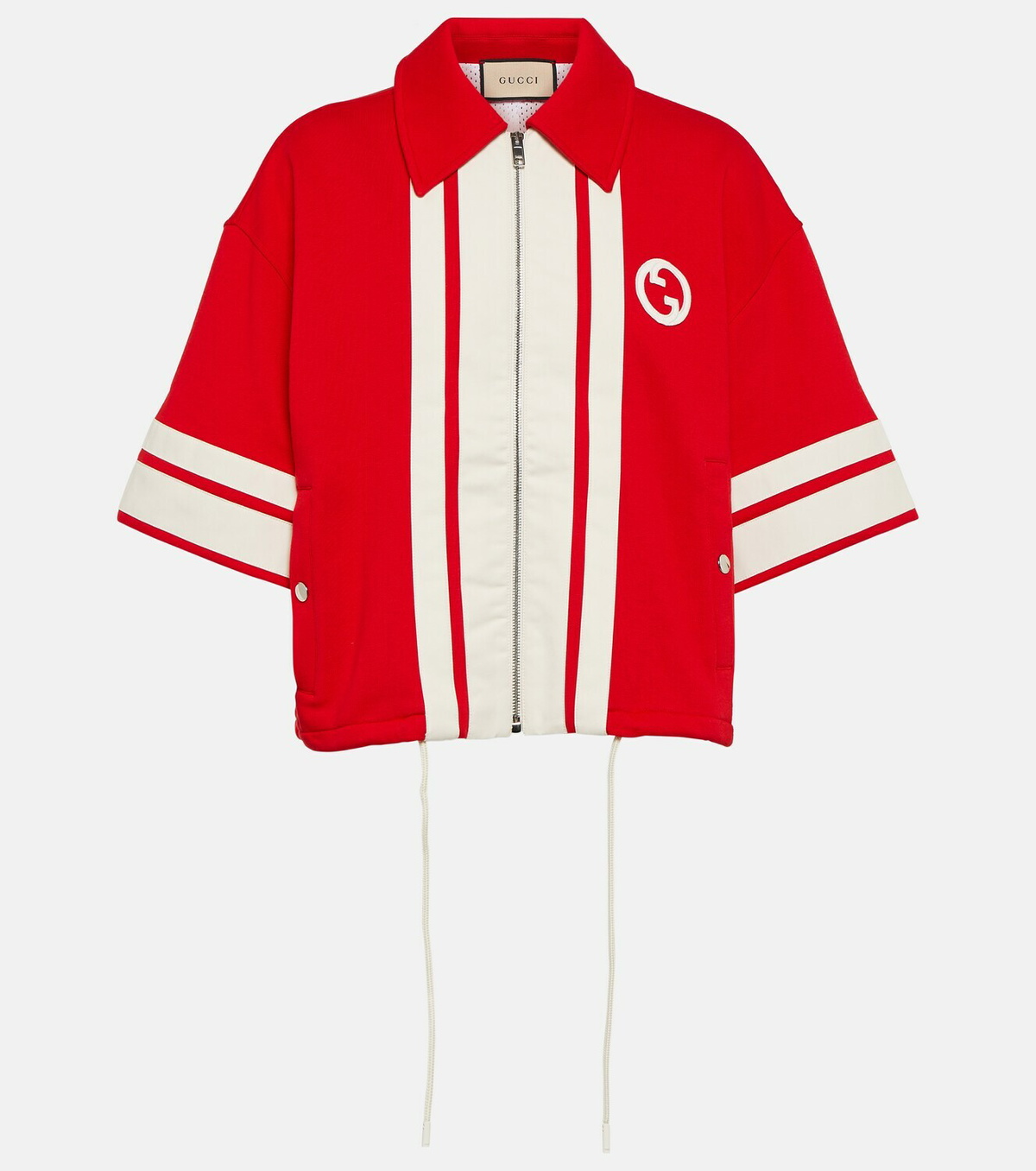 Gucci Interlocking G cotton jersey jacket Gucci