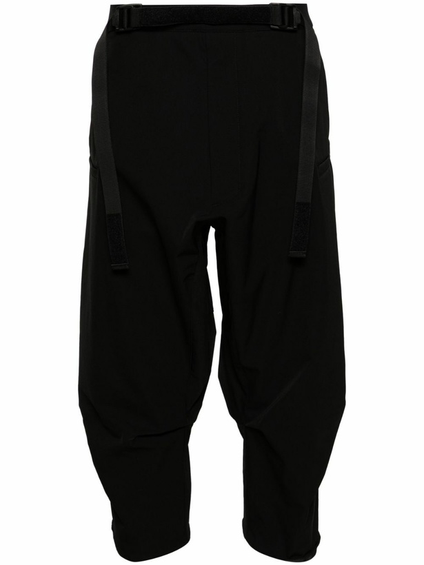 Photo: ACRONYM Black Belted Cropped Trousers