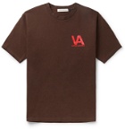 Undercover - Printed Cotton-Jersey T-Shirt - Brown