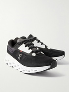 ON - Cloudstratus 3 Rubber-Trimmed Mesh Running Sneakers - Black