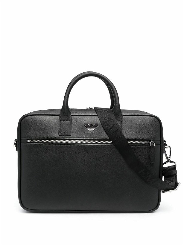 Photo: EMPORIO ARMANI - Leather Briefcase