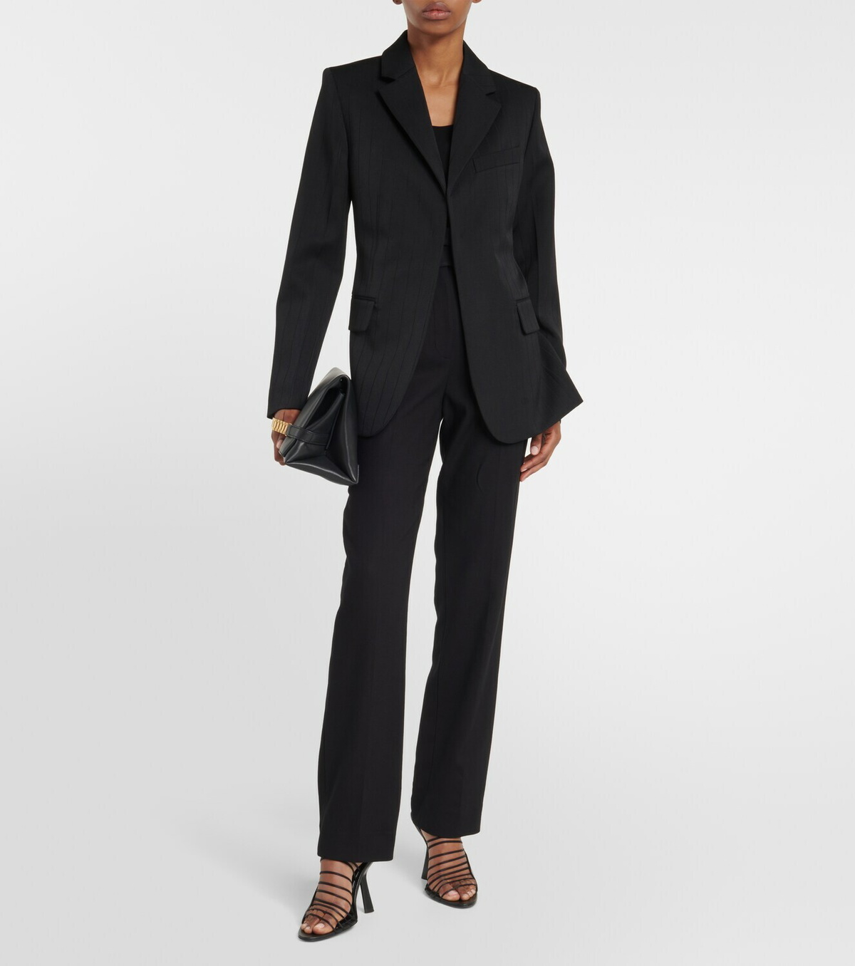 Victoria Beckham Cutout virgin wool blazer Victoria Beckham