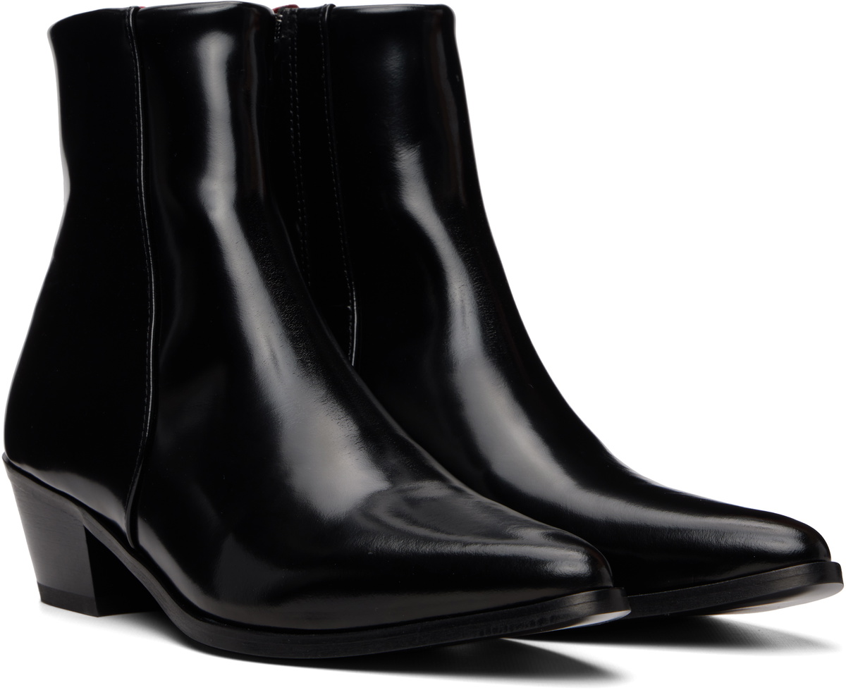 Ernest W. Baker Black 70's Boots