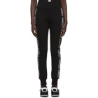 Fendi Black Roma Band Lounge Pants