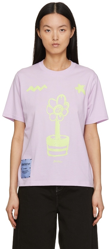 Photo: MCQ Pink Flower Pot T-Shirt