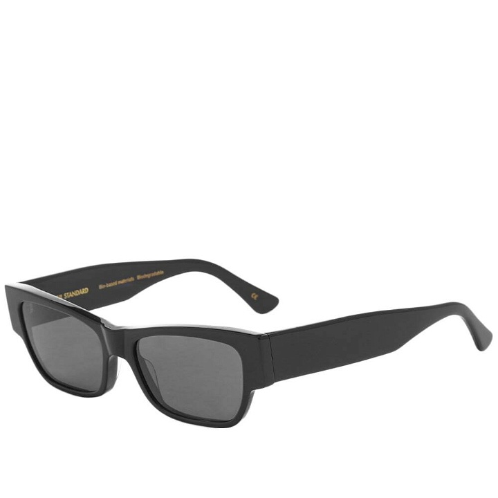 Photo: Colorful Standard Sunglass 04 in Deep Black Solid/Black