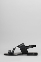 Giuseppe Zanotti Sandals In Black Leather