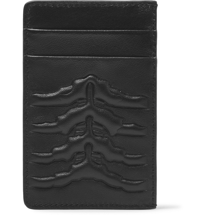 Photo: Alexander McQueen - Embossed Leather Cardholder - Black