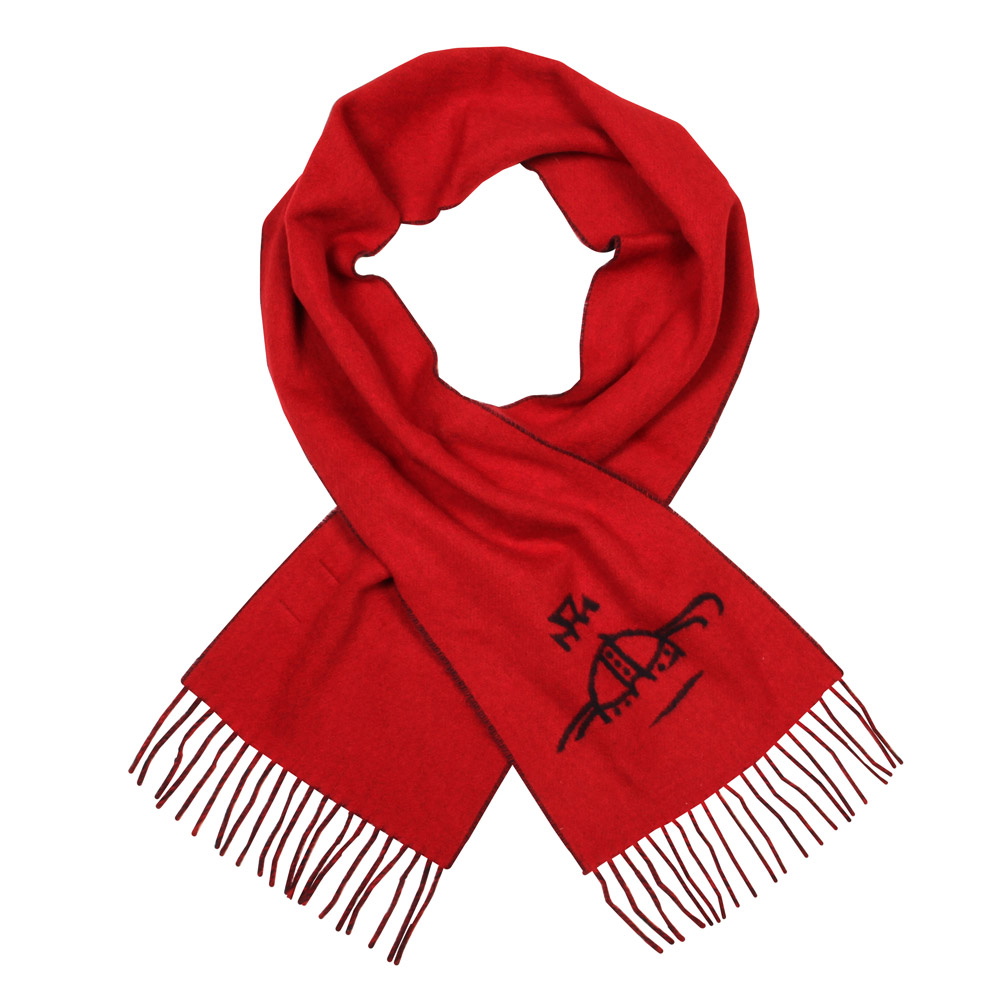 Scarf - Red / Navy