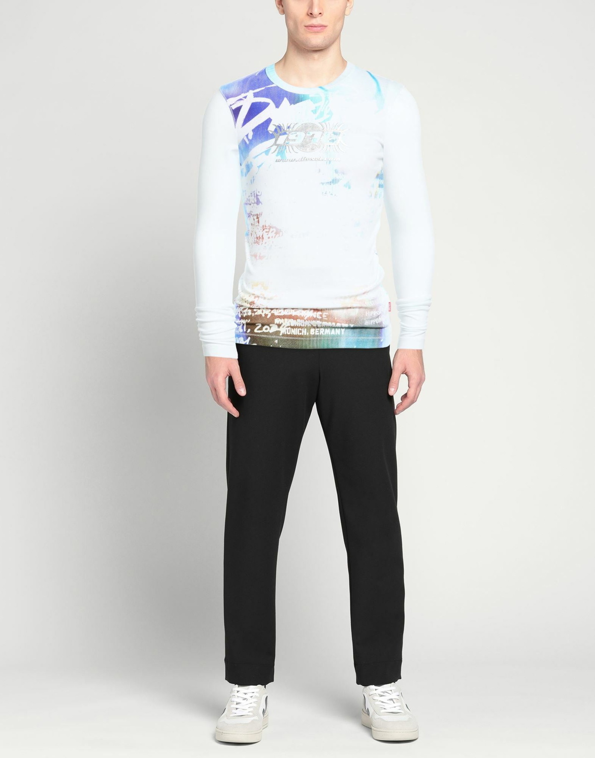 Diesel Mens T-shirt in White