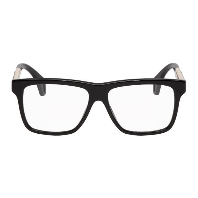 Photo: Gucci Black and Off-White Square Glasses