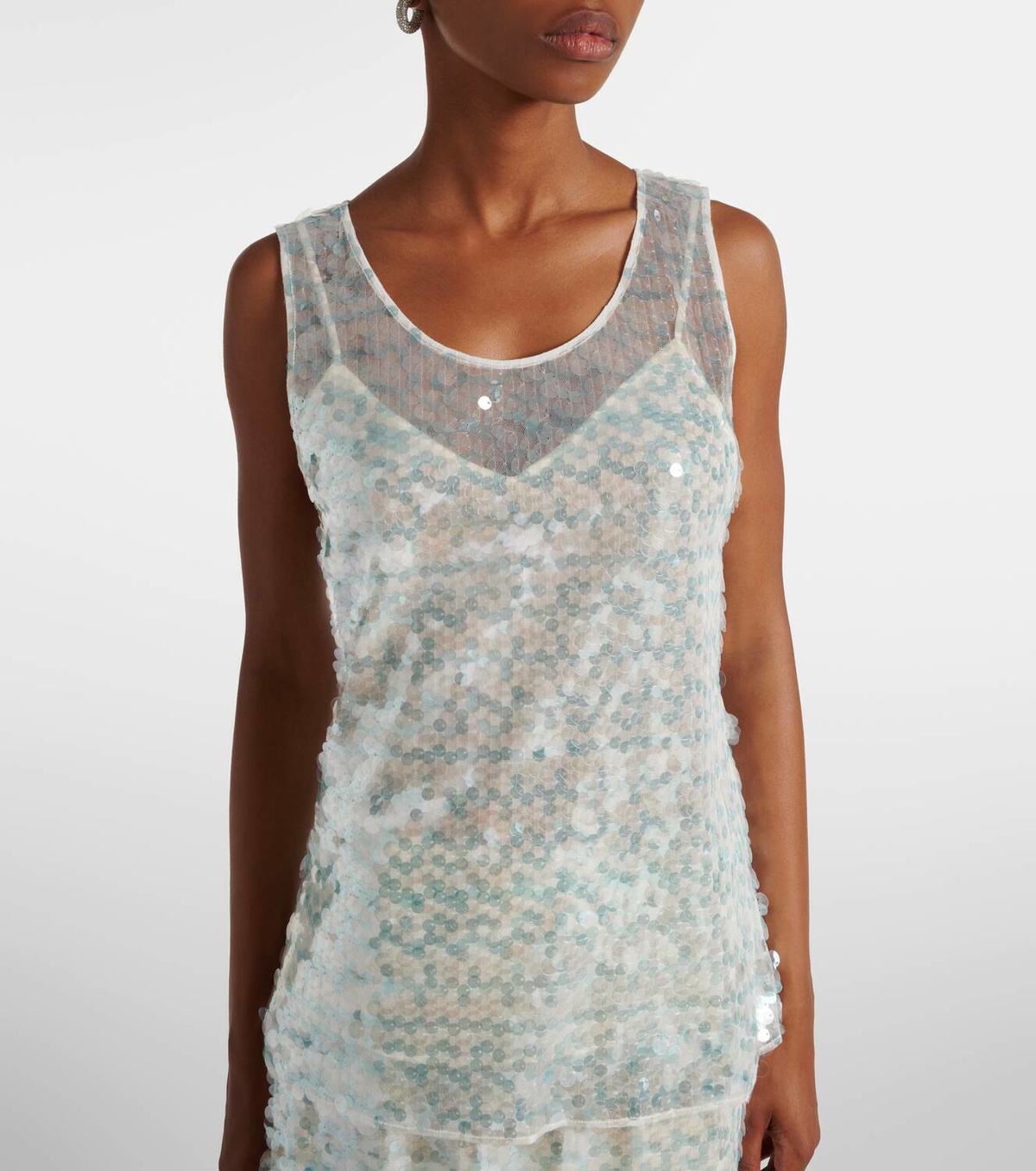 Xu Zhi Beaded tank top