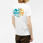 KAVU Men's True Outdoor T-Shirt in Snow White
