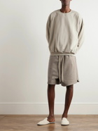 Fear of God - Straight-Leg Logo-Appliquéd Wool-Blend Drawstring Shorts - Brown