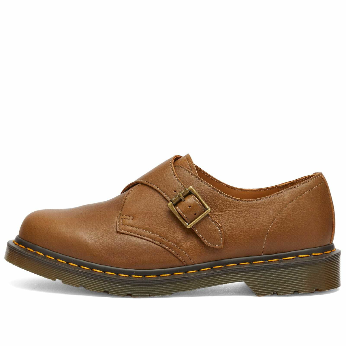 Dr. Martens DM\'s Monk Strap Brown Leather Oxfords Mens Size 9 UK Made in England Dr. Martens Men main image 4