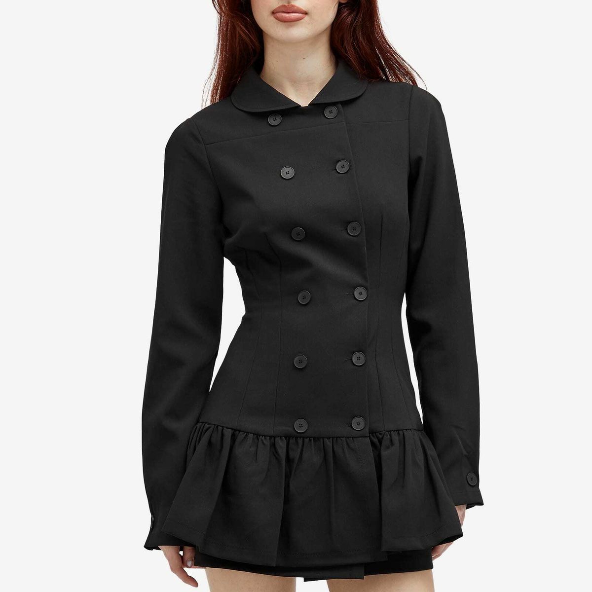 【PEACHY DEN】Romy Mini Dress ブラック Peachy Den Women's Romy Mini Dress in Onyx Peachy Den