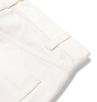 L.E.J - Selvedge Cotton-Twill Trousers - White