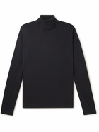 Thom Sweeney - Merino Wool Rollneck Sweater - Blue