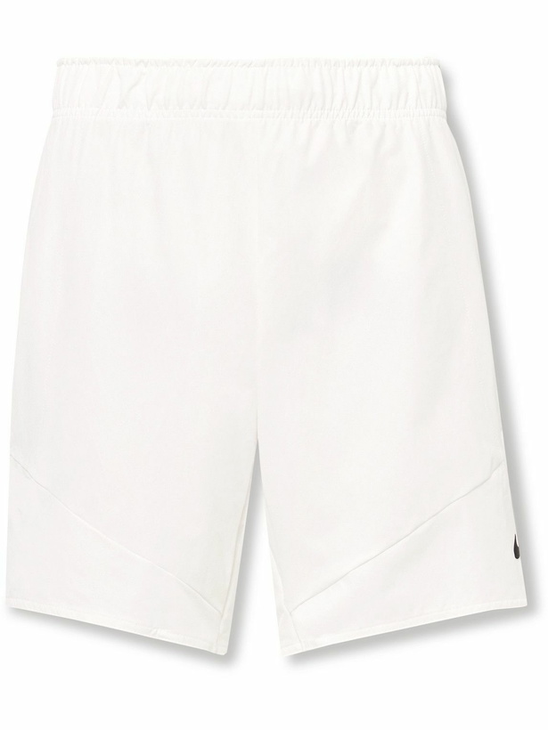 Photo: Nike Tennis - NikeCourt Advantage Straight-Leg Dri-FIT Tennis Shorts - White