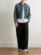 Givenchy - Distressed Denim Jacket - Blue