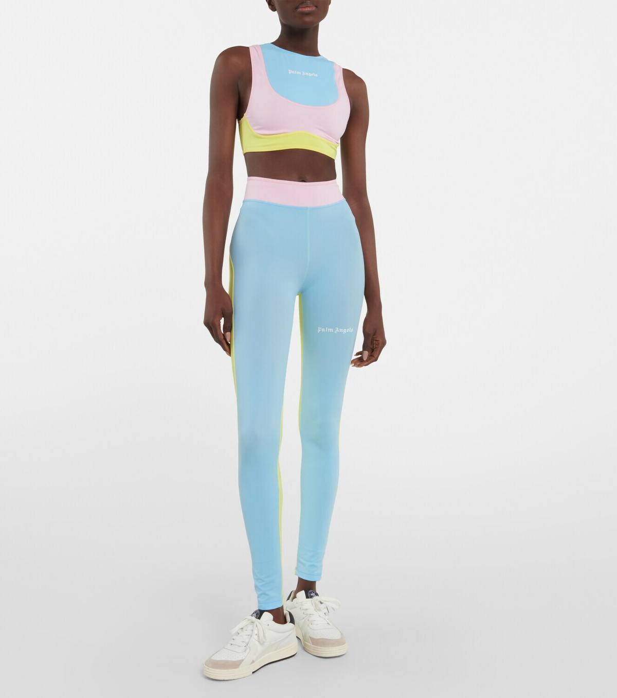 Palm Angels - Logo printed sports bra