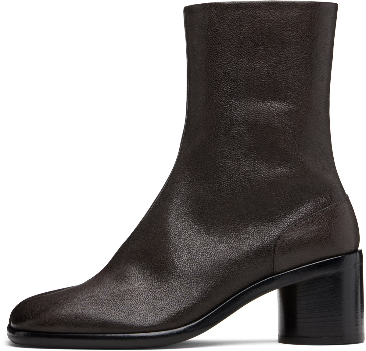 Maison Margiela Brown Tabi Ankle Boots