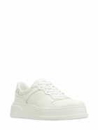 GUCCI - Gg Embossed Leather Sneakers