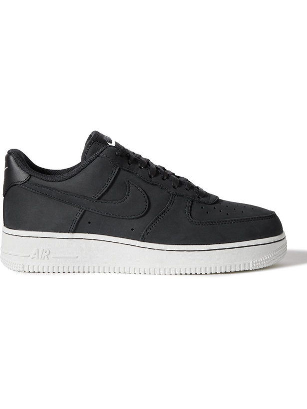 Photo: Nike - Air Force 1 '07 LX Pixel Leather Sneakers - Black