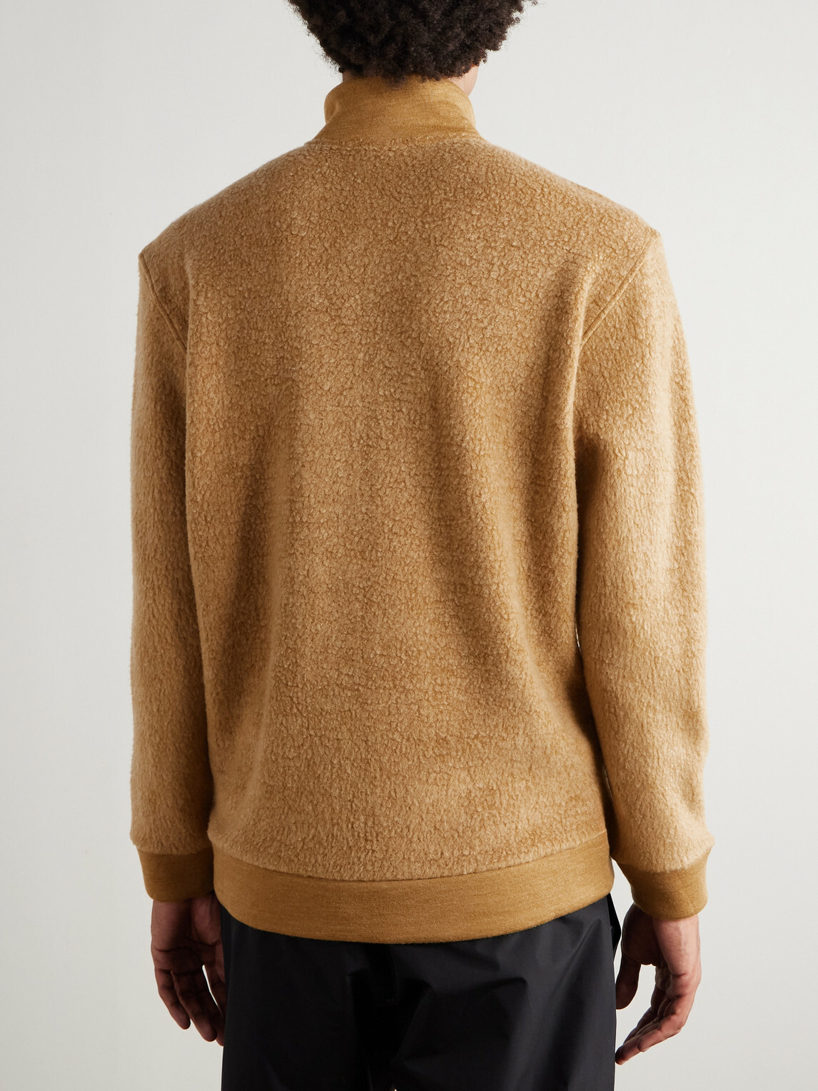 Houdini - Alto Woolly Treemerino™ Fleece Half-Zip Ski Mid-Layer - Gold