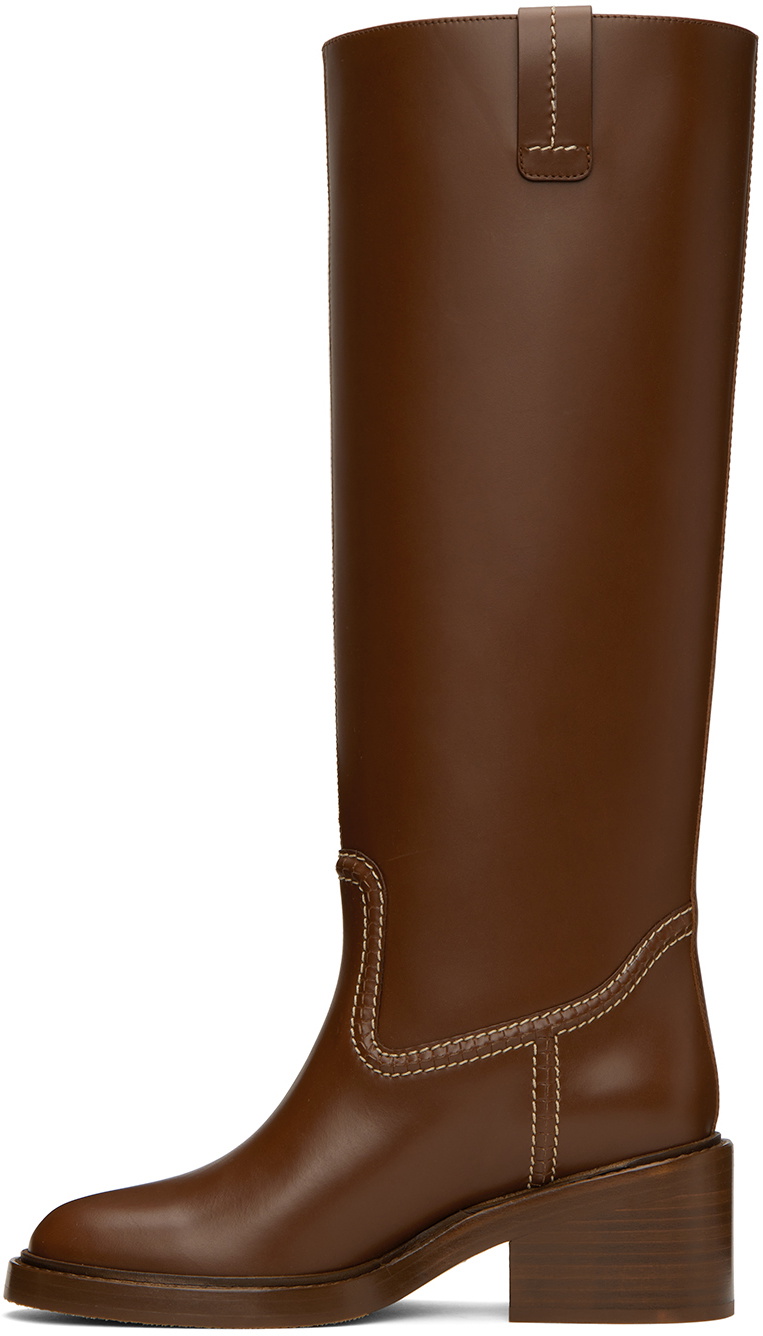 Chloé Brown Mallo Tall Boots Chloe
